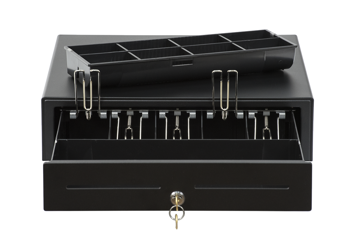 Денежный ящик АТОЛ EC-350-B черный, 350*405*90, 24V, для Штрих-ФР в Стерлитамаке