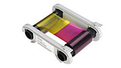 Полноцветная лента (YMCFKO) с УФ панелью на 500 оттисков с чистящим роликом  в Стерлитамаке